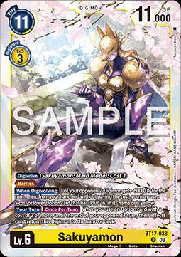 Sakuyamon (BT17-038) - Secret Crisis (Rare) [BT-17-038]