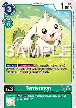 Terriermon (BT17-043) - Secret Crisis (Common) [BT-17-043]