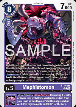Mephistomon (BT17-068) - Secret Crisis (Common) [BT-17-068]