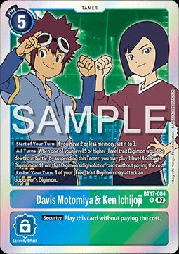 Davis Motomiya & Ken Ichijoji (BT17-084) (V.1) - Secret Crisis (Rare) [BT-17-084]