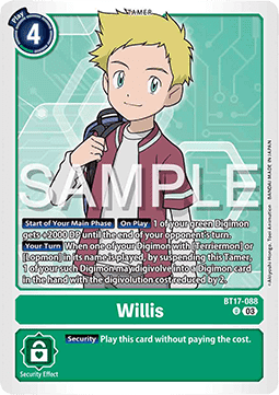 Willis (BT17-088) (V.1) - Secret Crisis (Uncommon) [BT-17-088]