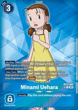 Minami Uehara (BT17-082) (V.2) - Secret Crisis (Alternative Art) [BT-17-082]