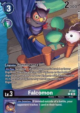 Falcomon (P-142) - Promos: Secret Crisis (Promo) [BT-17P-142]