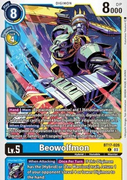 Beowolfmon (BT17-026) - Secret Crisis (Common) [BT-17-026]