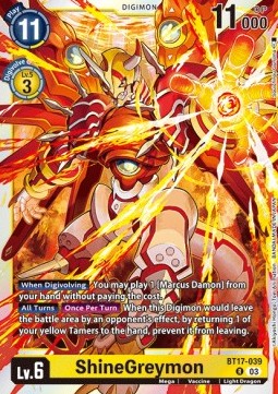 ShineGreymon (BT17-039) - Secret Crisis (Rare) [BT-17-039]