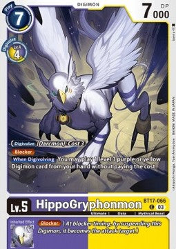 HippoGryphonmon (BT17-066) - Secret Crisis (Common) [BT-17-066]
