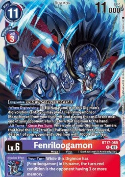 Fenriloogamon (BT17-069) - Secret Crisis (Rare) [BT-17-069]
