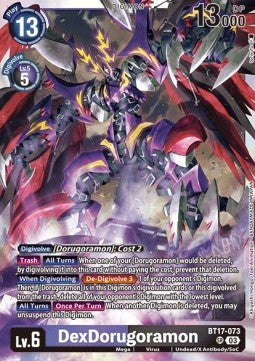 DexDorugoramon (BT17-073) (V.1) - Secret Crisis (Super Rare) [BT-17-073]