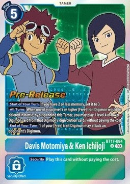 Davis Motomiya & Ken Ichijoji (BT17-084) - Promos: Secret Crisis (Rare) [BT-17P-BT17-084]
