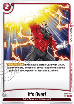 It's Over! (FB03-023) - Raging Roar [Fusion World] (Rare) [FB03-023]