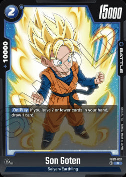 Son Goten (FB03-037) - Raging Roar [Fusion World] (Rare) [FB03-037]