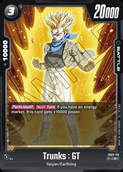 Trunks : GT (FB03-119) - Raging Roar [Fusion World] (Rare) [FB03-119]