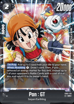 Pan : GT (FB03-125)  (V.1 - Super Rare) - Raging Roar [Fusion World] (Super Rare) [FB03-125]