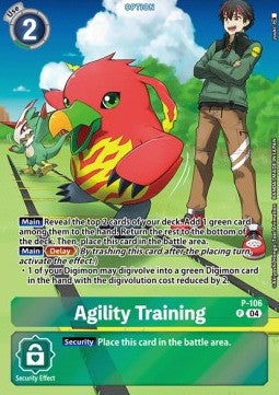Agility Training (P-106) - Starter Deck: Guardian Vortex (Alternative Art) [ST-18-P-106]