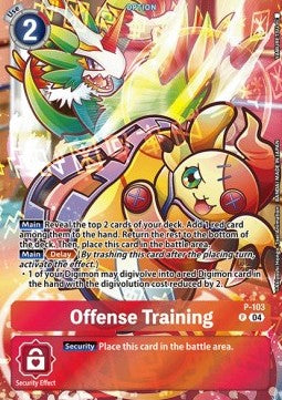 Offense Training (P-103) - Starter Deck: Fable Waltz (Alternative Art) [ST-19-P-103]