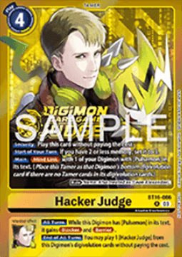 Hacker Judge (BT16-086) - Judge Promos (Alternative Art) [JP-BT16-086]