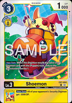 Shoemon (EX7-024) (V.1) - Digimon Liberator (Rare) [EX-07-024]