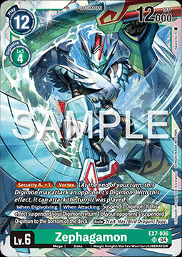 Zephagamon (EX7-036) (V.1) - Digimon Liberator (Super Rare) [EX-07-036]