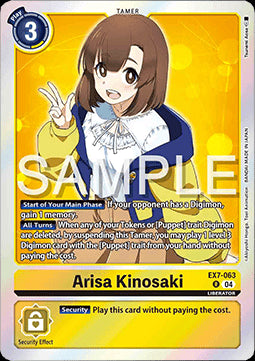 Arisa Kinosaki (EX7-063) (V.1) - Digimon Liberator (Rare) [EX-07-063]