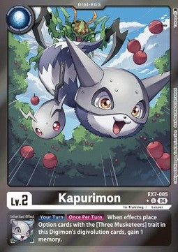Kapurimon (EX7-005) (V.2) - Digimon Liberator (Alternative Art) [EX-07-005]