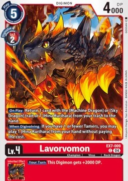 Lavorvomon (EX7-009) (V.1) - Digimon Liberator (Common) [EX-07-009]