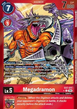 Megadramon (EX7-011) (V.2) - Digimon Liberator (Alternative Art) [EX-07-011]
