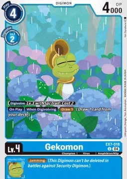 Gekomon (EX7-018) (V.1) - Digimon Liberator (Uncommon) [EX-07-018]
