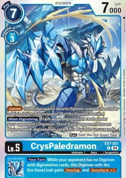 CrysPaledramon (EX7-021) - Digimon Liberator (Rare) [EX-07-021]