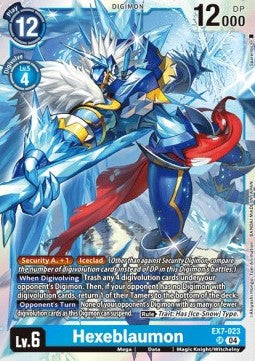 Hexeblaumon (EX7-023) (V.1) - Digimon Liberator (Super Rare) [EX-07-023]