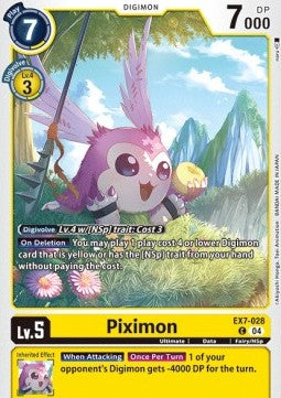 Piximon (EX7-028) (V.1) - Digimon Liberator (Common) [EX-07-028]