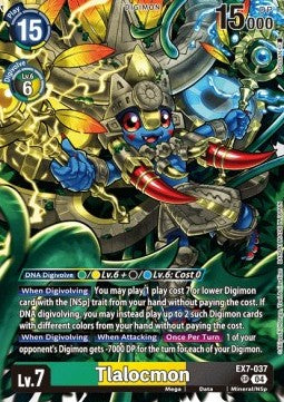 Tlalocmon (EX7-037) (V.1) - Digimon Liberator (Super Rare) [EX-07-037]