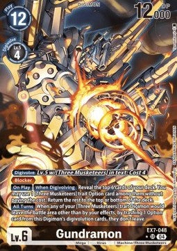 Gundramon (EX7-048) (V.2) - Digimon Liberator (Alternative Art) [EX-07-048]