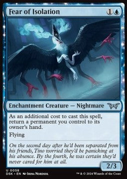 Fear of Isolation - Duskmourn: House of Horror (Uncommon) [DSK-58]