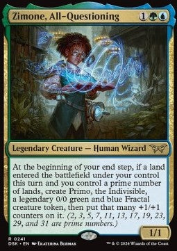 Zimone, All-Questioning - Duskmourn: House of Horror (Rare) [DSK-241]