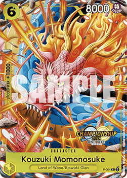 Kouzuki Momonosuke (P-064) (V.1) - Special Tournament Promos (Promo) [STP-P-064]