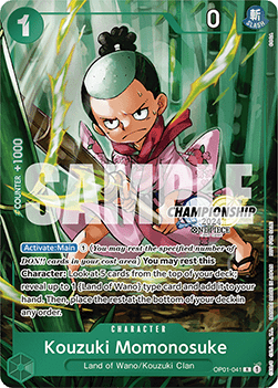 Kouzuki Momonosuke (OP01-041) - Special Tournament Promos (Rare) [STP-OP01-041]
