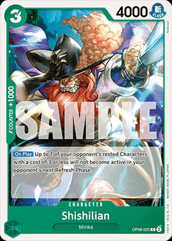 Shishilian (OP08-025) - Two Legends (Common) [OP08-025]