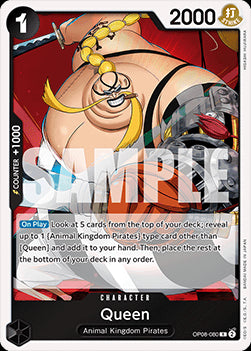 Queen (OP08-080) (V.1) - Two Legends (Rare) [OP08-080]