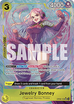 Jewelry Bonney (OP08-105) (V.2) - Two Legends (Alternate Art) [OP08-105]
