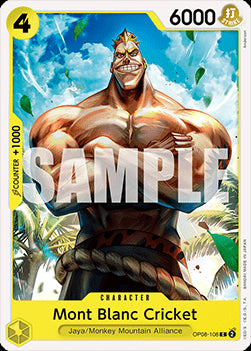 Mont Blanc Cricket (OP08-108) - Two Legends (Common) [OP08-108]