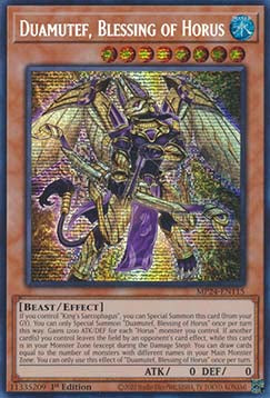 Duamutef, Blessing of Horus - 25th Anniversary Tin: Dueling Mirrors (Secret Rare) [MP24-115]