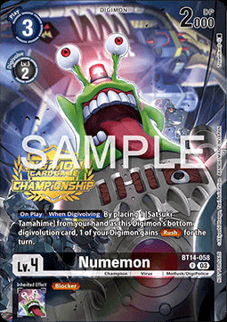 Numemon (BT14-058) - Championship 2024 Promos (Alternative Art) [CP24-BT14-058]