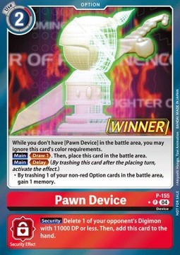 Pawn Device (P-155) (V.2) - Official Tournament Pack Events (Alternative Art) [OTPE-P-155]