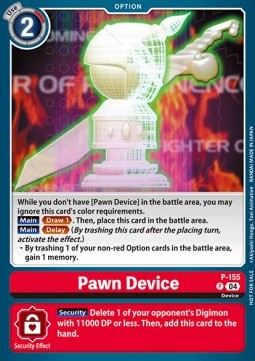Pawn Device (P-155) (V.1) - Official Tournament Pack Events (Promo) [OTPE-P-155]