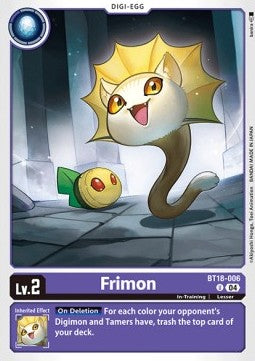Frimon (BT18-006) - Special Booster Ver 2.0 (Uncommon) [SB2.0-006]