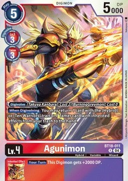 Agunimon (BT18-011) - Special Booster Ver 2.0 (Rare) [SB2.0-011]
