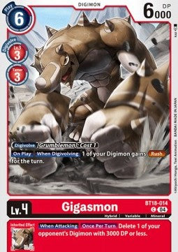Gigasmon (BT18-014) - Special Booster Ver 2.0 (Common) [SB2.0-014]