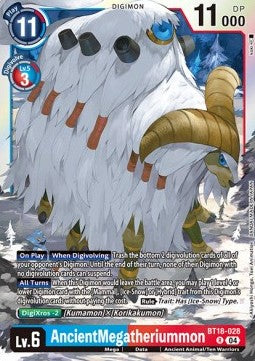 AncientMegatheriummon (BT18-028) - Special Booster Ver 2.0 (Rare) [SB2.0-028]