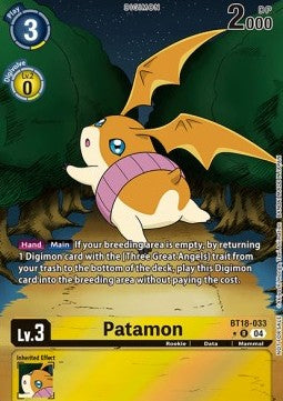 Patamon (BT18-033) (V.1) - Promos: Special Booster Ver 2.0 (Alternative Art) [SB2.0P-BT18-033]