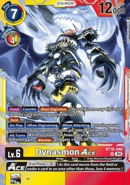Dynasmon Ace (BT18-040) (V.1) - Special Booster Ver 2.0 (Super Rare) [SB2.0-040]